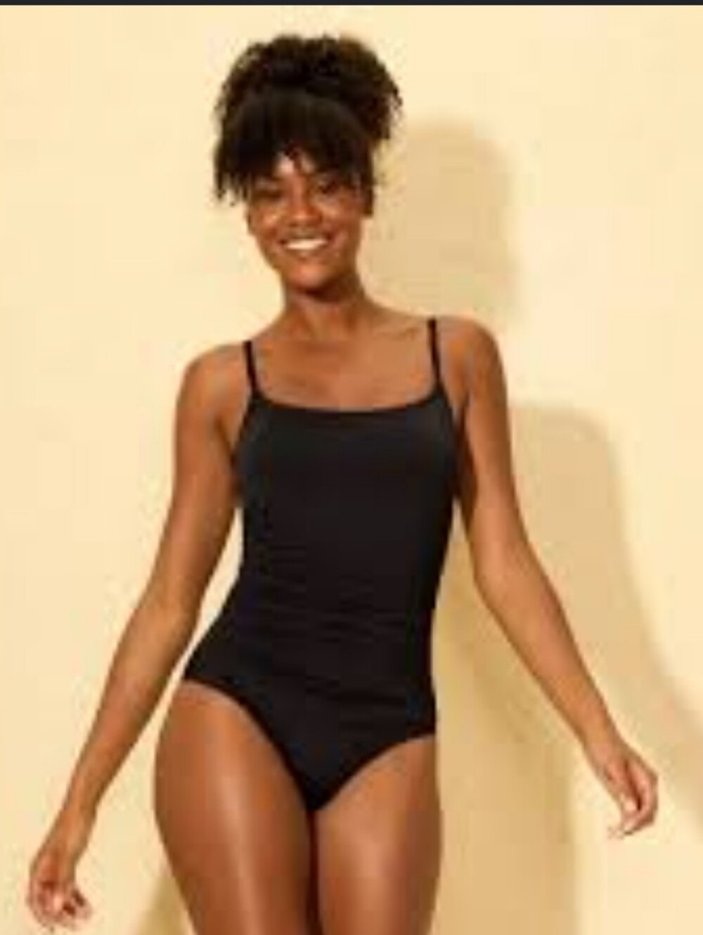 🚨 New Shade & Shore Black Scoop Tank Bodysuit